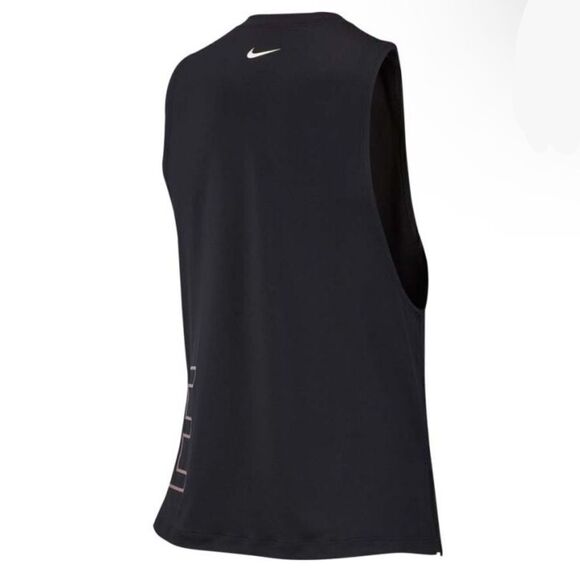 NIKE Sleeveless Logo Tank Black Women’s Size Large - Picture 2 of 8